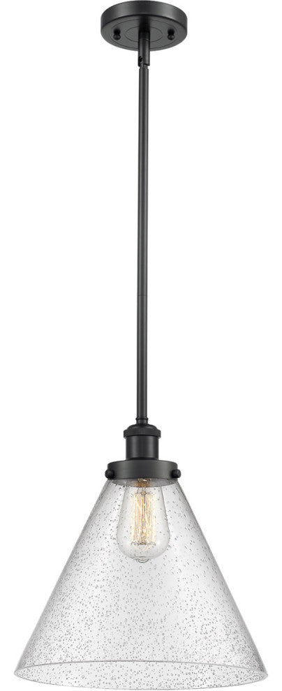 Innovations Lighting 916-1S-BK-G44-L-LED Cone 1 Light 8" Mini Pendant