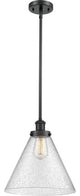 Innovations Lighting 916-1S-BK-G44-L-LED Cone 1 Light 8" Mini Pendant