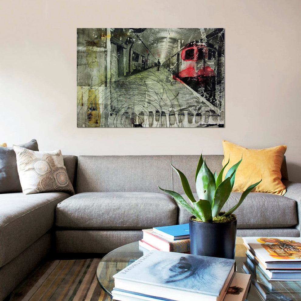 "Goodbye Baby" by db Waterman, Canvas Print, 18"x12"