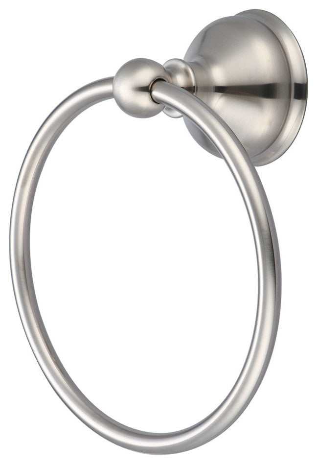 Americana Towel Ring, PVD Brushed Nickel
