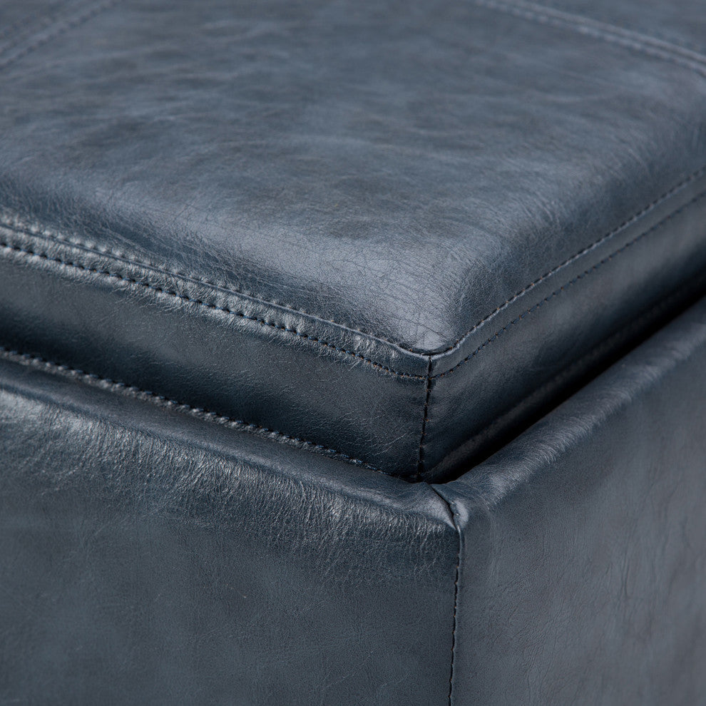 Rockwood Cube Storage Ottoman with Tray