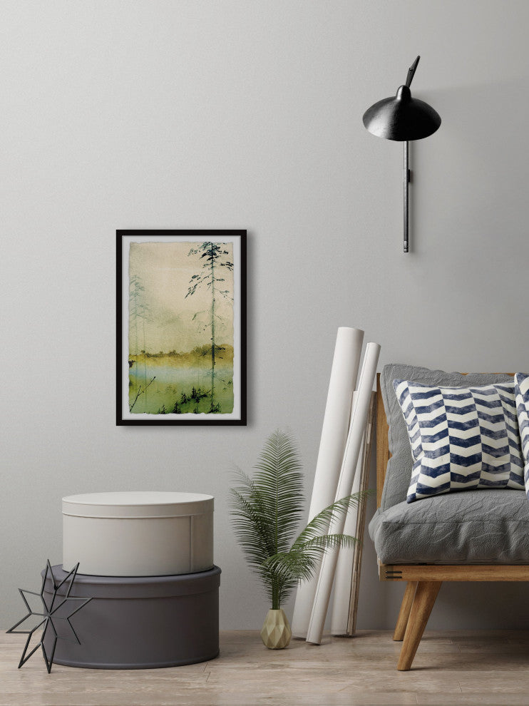 "The Wild Lake" Framed Painting Print, 20x30