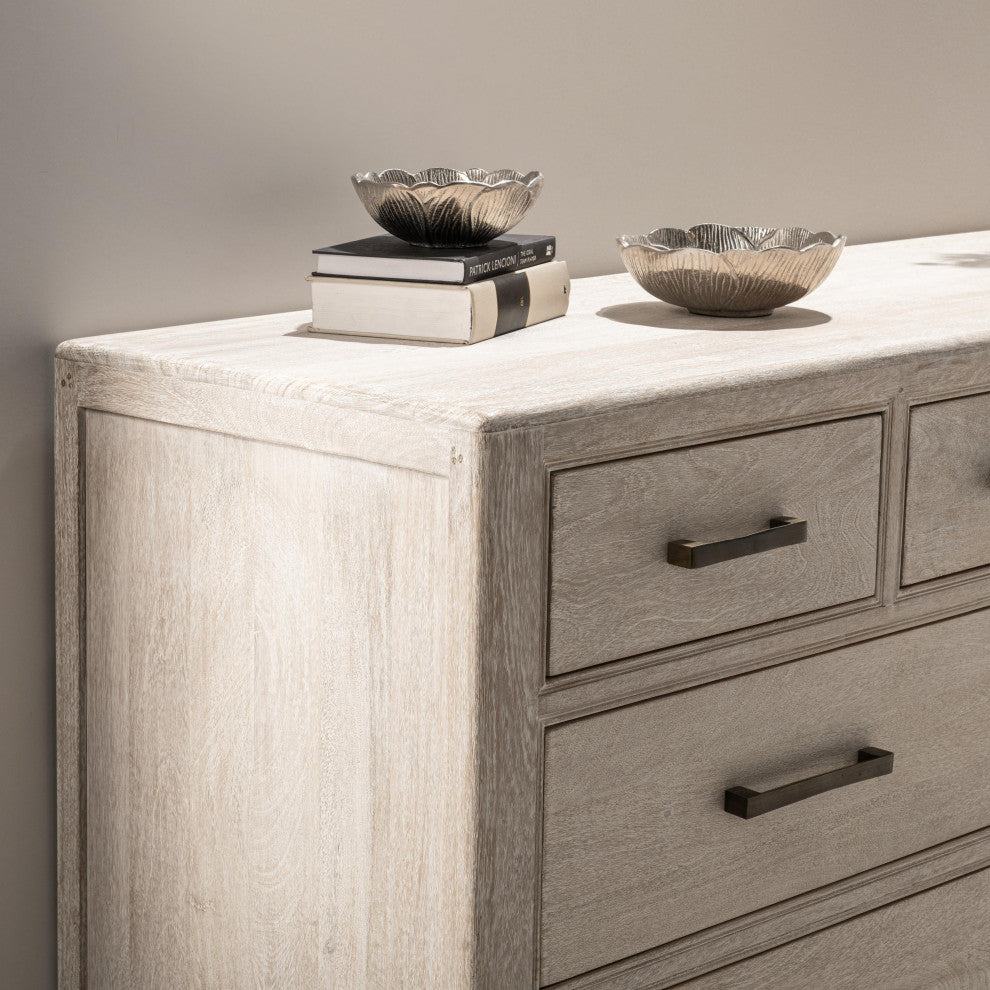 Westmont 9-Drawer Mango Wood Dresser