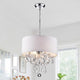 Asteria 4-Light Drum Chandelier, White