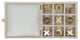 Wood 8x8 Tic Tac Toe, White