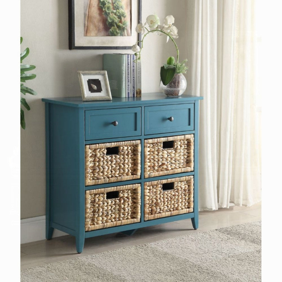 Flavius 6-Drawer Accent Chest, Teal