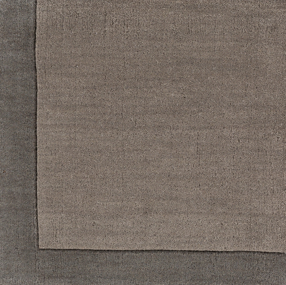 Surya Madison Square MDS-1000 8' Round Rug, Medium Gray