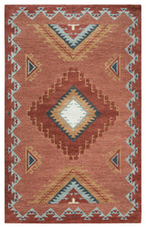 Rizzy Home MZ163B Mesa Area Rug 10'x13' Rust