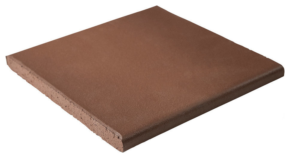 Quarry Bullnose Flame Red Ceramic Floor and Wall Trim