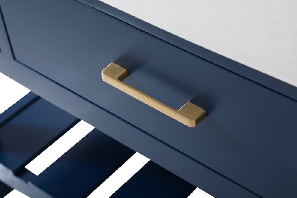 Home Living 22" Farmhouse Blue-Light Bathroom Vanity