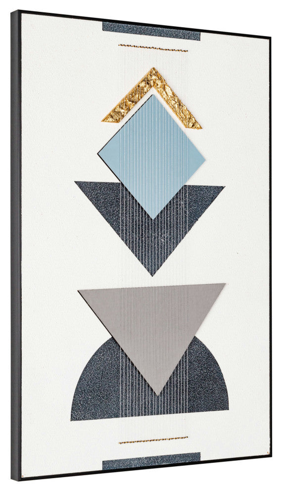 Semblance Modern Geometric Shadow Box