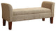 Coaster Storage Bench, Tan