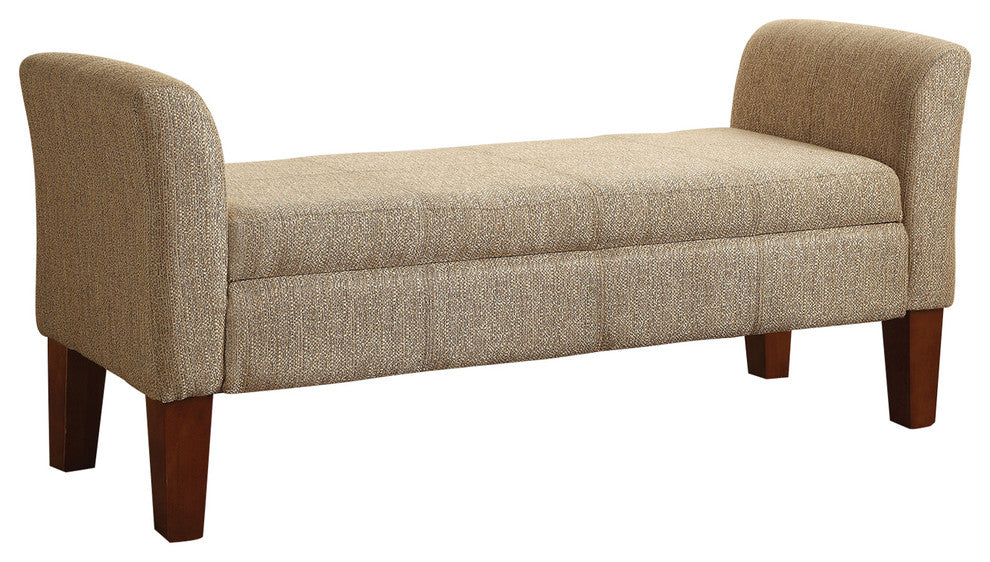Coaster Storage Bench, Tan