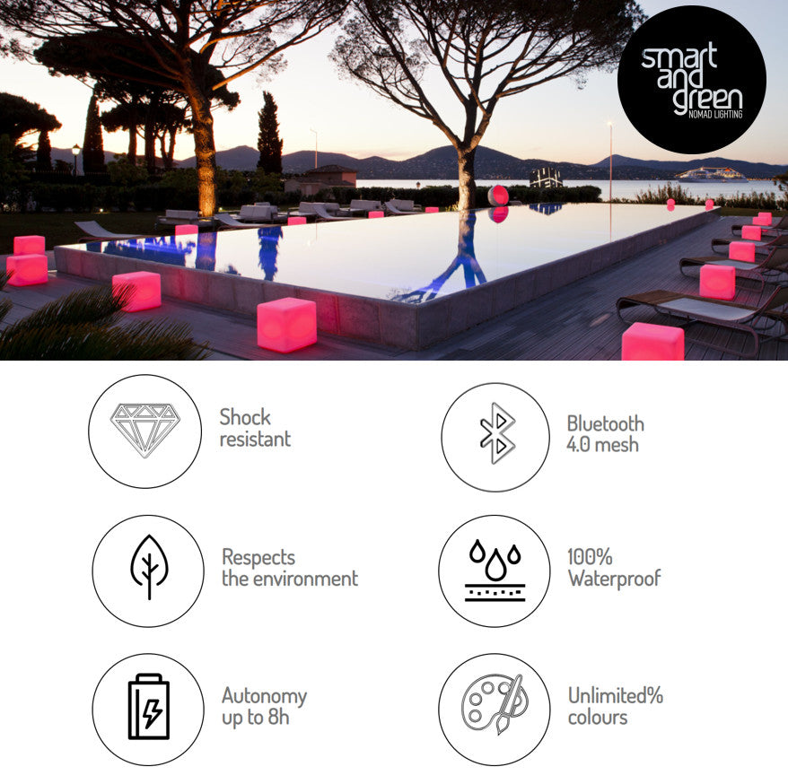Portable LED Lamp, Stone