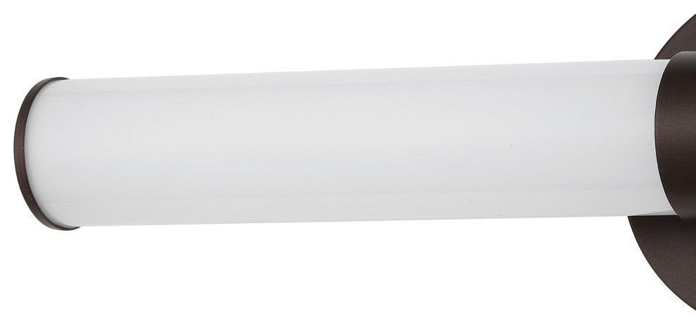 Brooks 20.13" 1-Light Iron Integrated LED Vanity Light, Oil Rubbed Bronze