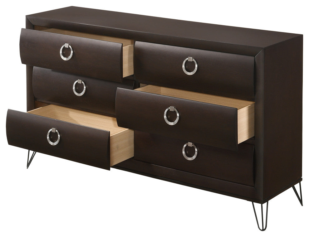 ACME Tablita Dresser, Dark Merlot