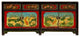 Vintage Oriental Blue Fishes Graphic Sideboard Console Table Cabinet Hcs7138