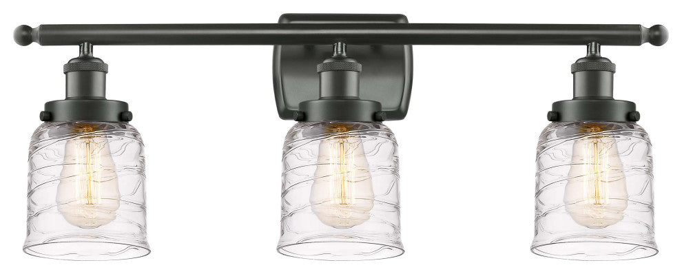 Innovations 916-3W-OB-G513 3-Light Bath Vanity Light, Oil Rubbed Bronze