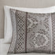 Madison Park Bellagio 7 Piece Jacquard Comforter Set in Grey