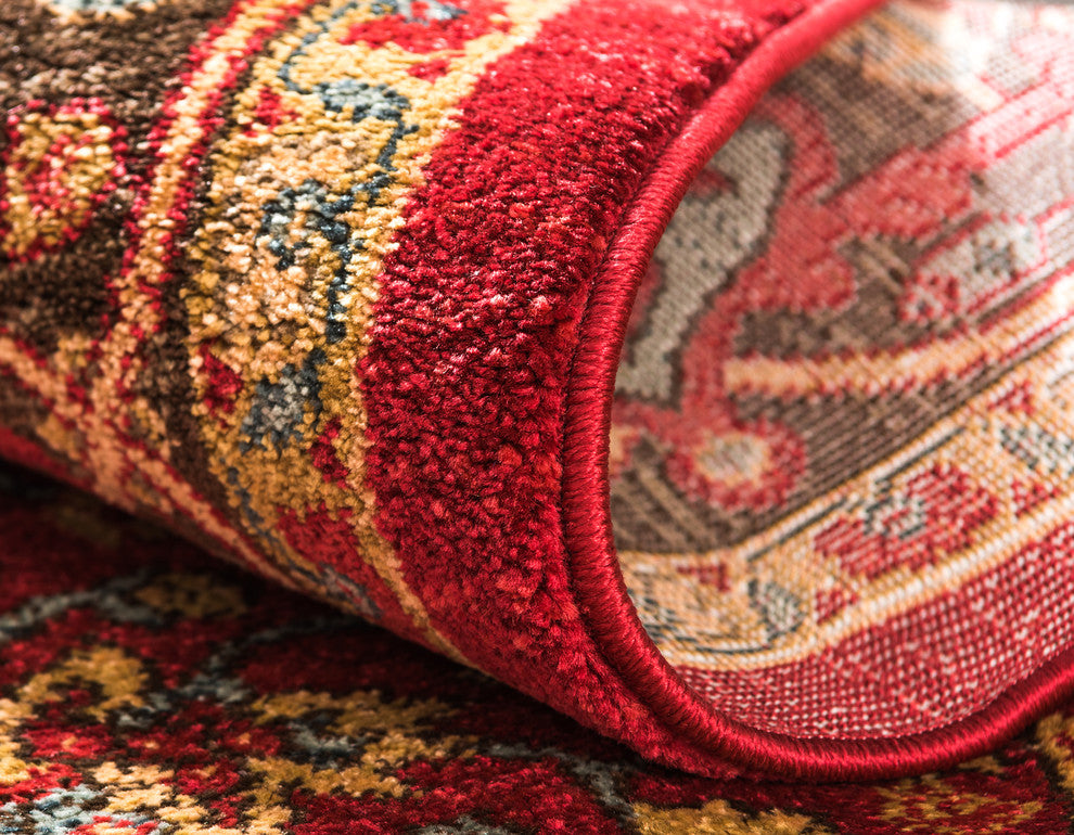 Unique Loom Red Ardashir Sahand 2'' 2 x 3'' 0 Area Rug
