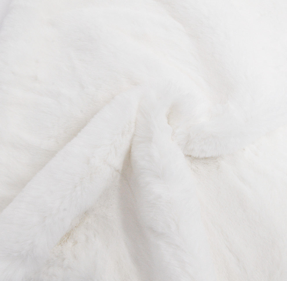 Heavy Faux Fur Throw Pillow Covers 2pcs Set, Erget, 20''x20''