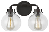 Clara 2-Light Vanity, Oil Rubbed Bronze