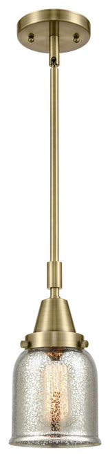 Innovations Lighting 447-1S-AB-G58 Small Bell 1 Light 5" Mini Pendant
