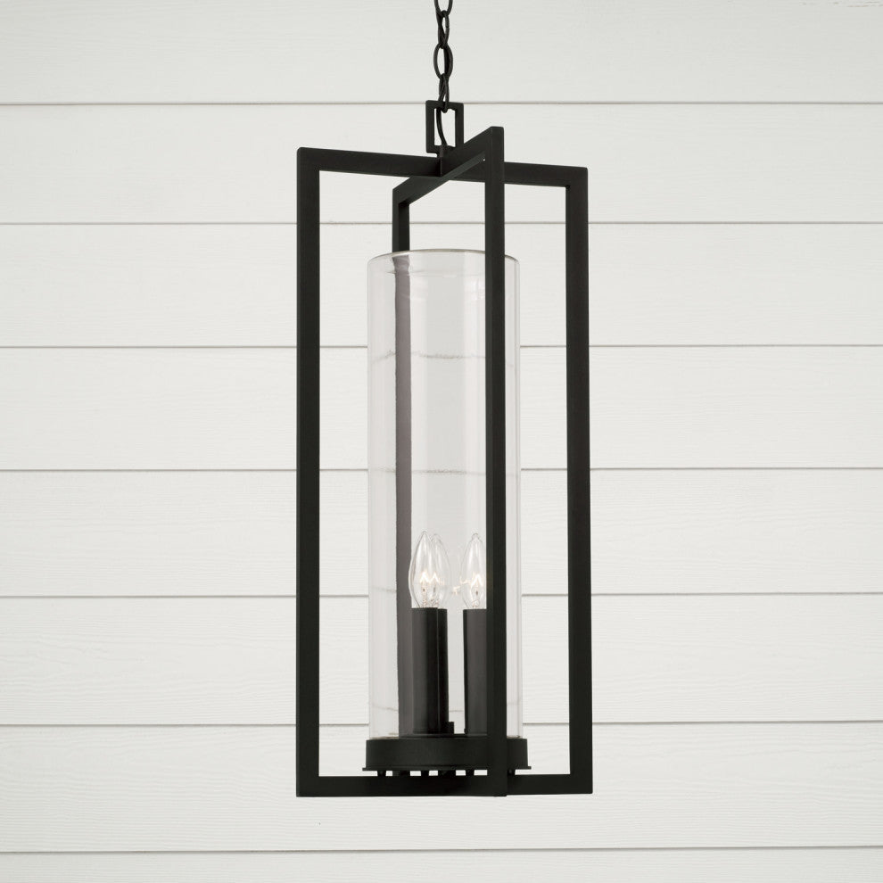 Capital Lighting 948232 Kent 3 Light 12"W Multi Light Pendant - Black