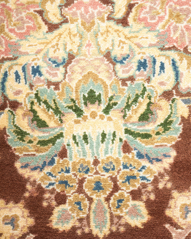 Mogul, One-of-a-Kind Hand-Knotted Area Rug Brown, 8'2"x8'2"