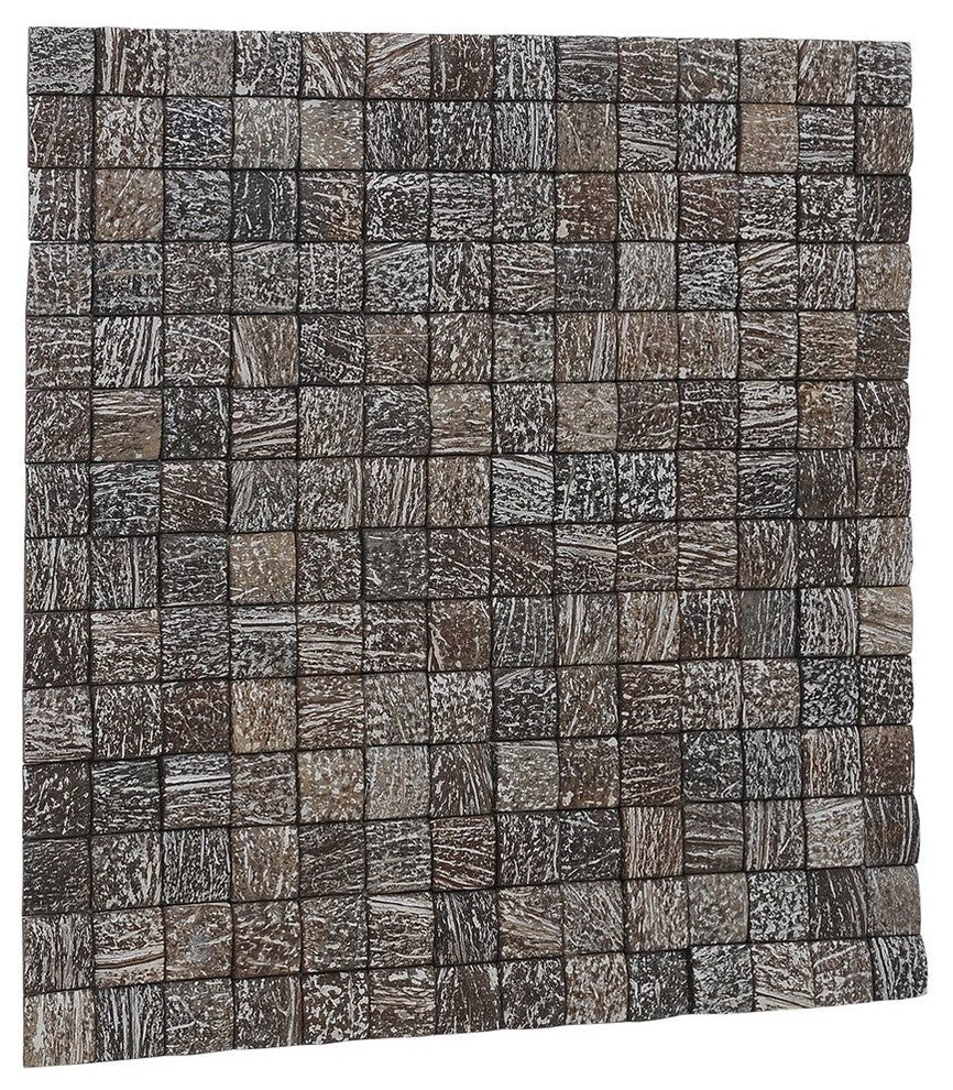East at Main Tumbled Limestone Coconut Shell Wall Tile