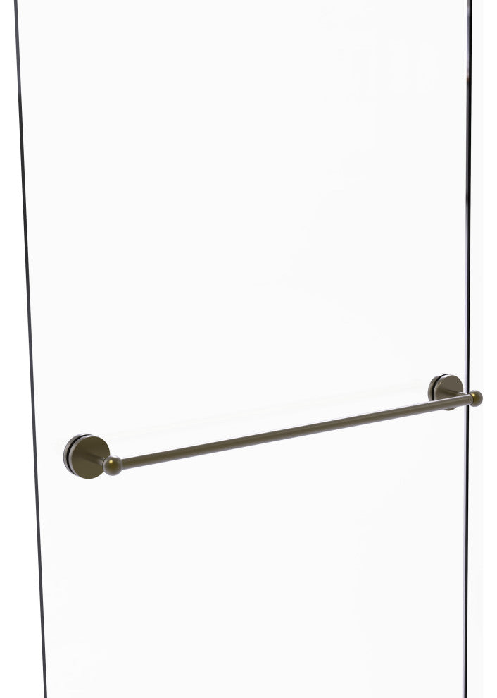 Prestige Skyline 30" Shower Door Towel Bar, Antique Brass