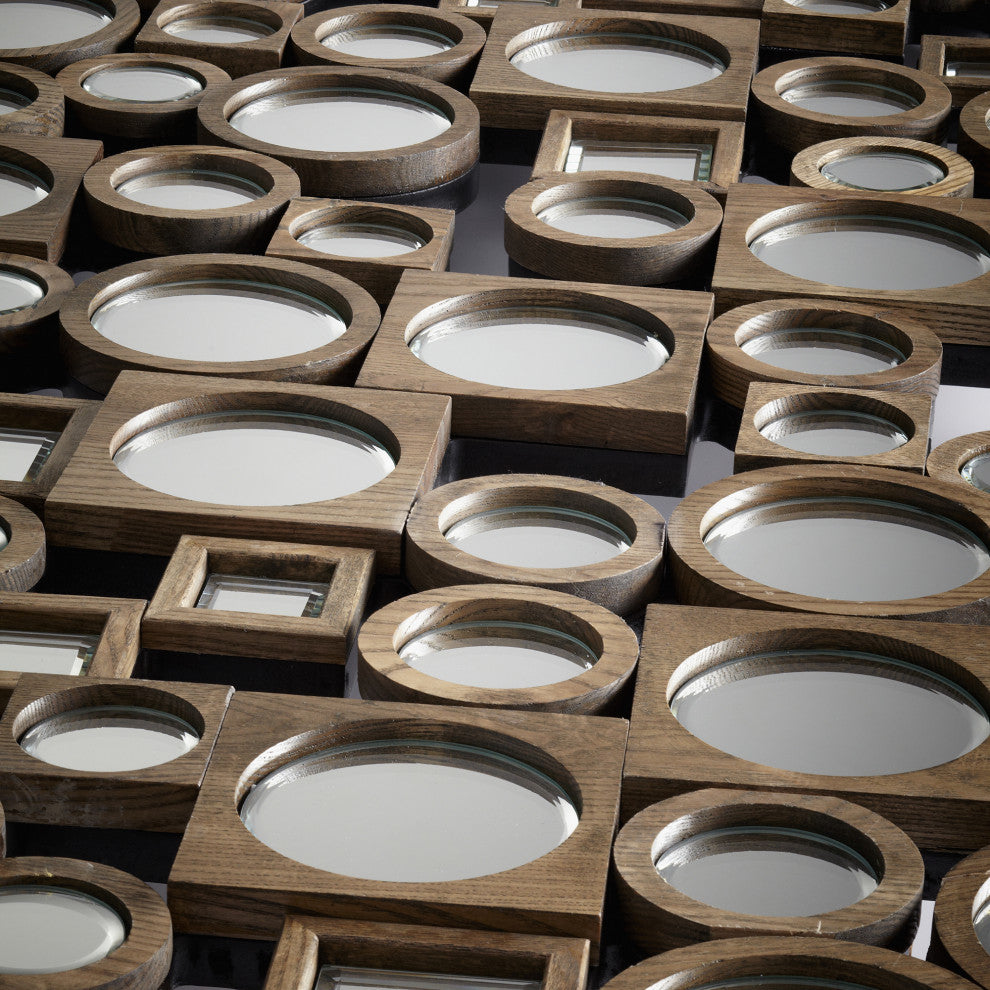 Cyan Design Aldo Mirror, Walnut