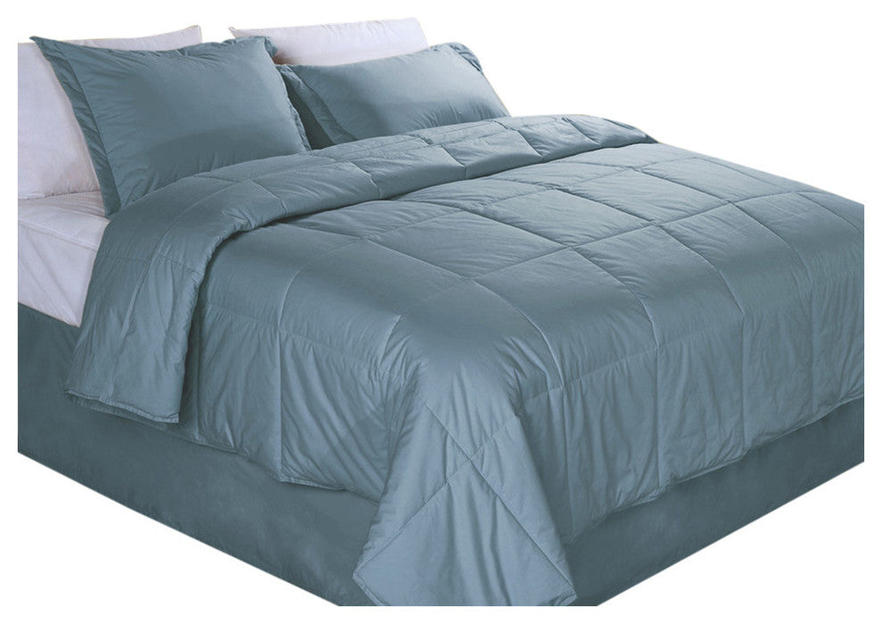 Cottonpure Sustainable Cotton Medium Warmth Breathable Hypoallergenic Comforter
