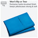 Bare Home Microfiber Pillowcases - Set of 2, Medium Blue, King