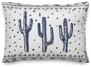 Dotted Watercolor Cactus 14x20 Spun Poly Pillow