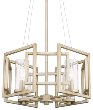 Marco 4 Light Pendant, Convertible, White Gold