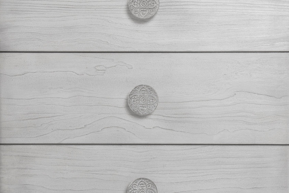 Modus Boho Chic 6-Drawer Dresser, Washed White