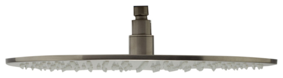 ALFI Brand LED16R-BN Brushed Nickel 16" Round Multi Color LED Rain Shower Head