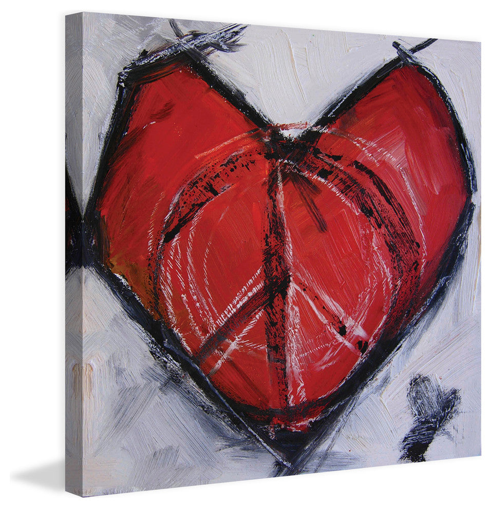 "Heart of Peace" Painting Print on Canvas by Tori Campisi