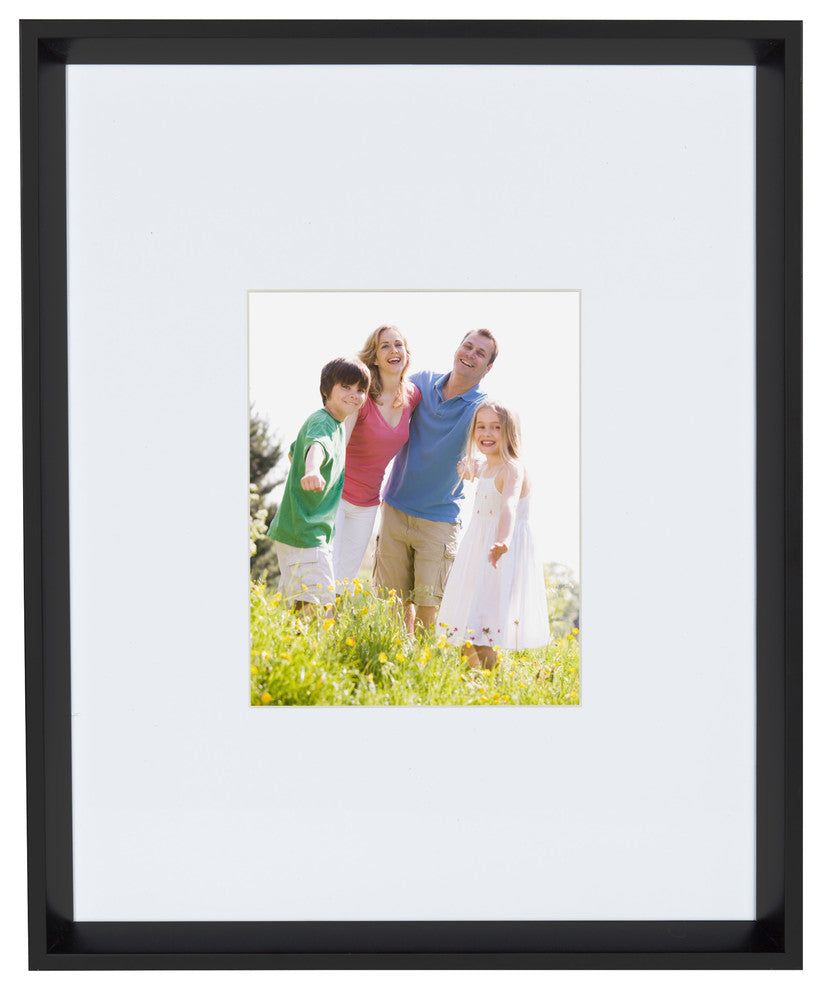 Calter 16x20 matted to 8x10 Wall Picture Frame, Set of 3, Black