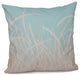 Sea Grass 1, Floral Print Pillow, Aqua, 16"x16"