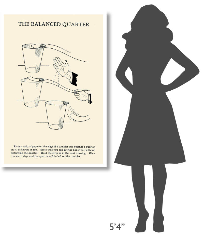 "The Balanced Quarter" Digital Paper Print by Retromagic, 31"x46"