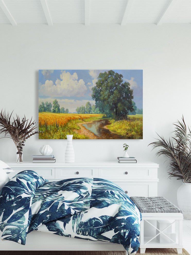 "Poetry of the Earth" Painting Print on Wrapped Canvas, 12x8