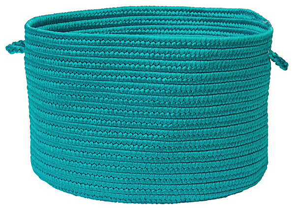 Colonial Mills Basket Boca Raton Turquoise Round