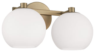 Capital Lighting 152121-548 Ansley 2 Light 15"W Vanity Light - Aged Brass
