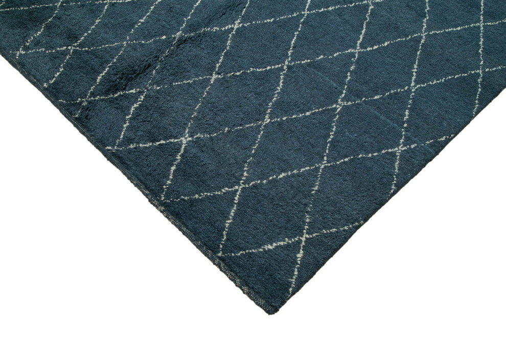 Rug N Carpet - Handmade Decorative 10' 1'' x 13' 9'' Moroccan Area Rug