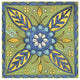 "Tuscan Sun Tile III Color" Digital Paper Print by Anne Tavoletti, 32"x32"