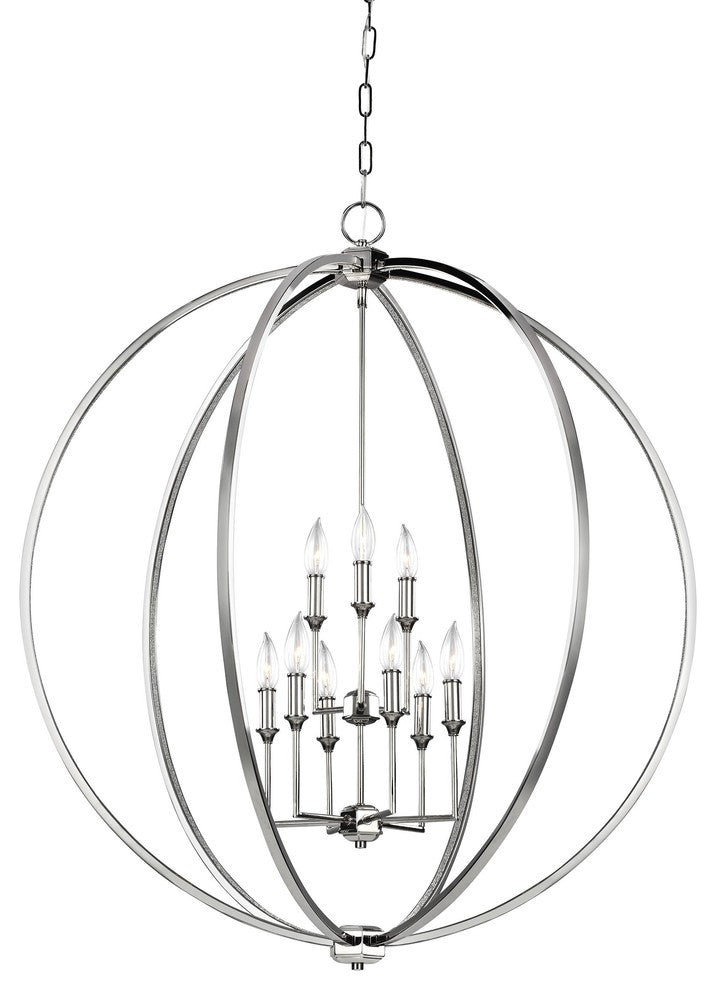 Murray Feiss Corinne Nine Light Chandelier F3058/9PN