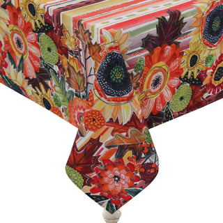 Laural Home Harvest Snippets 70" X 144" Tablecloth