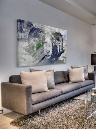 "Ram in Charge" Painting Print on Wrapped Canvas, 30"x20"